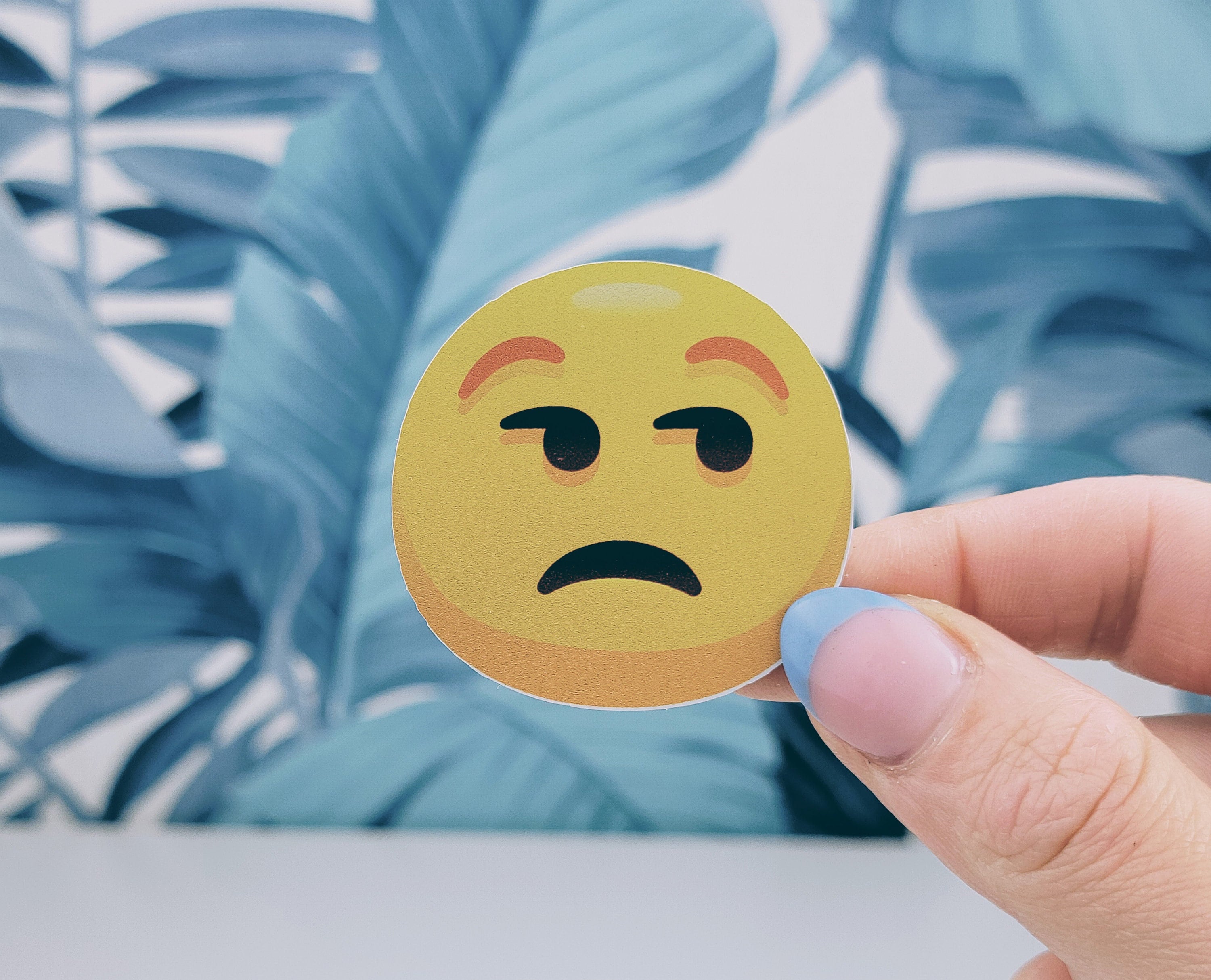 Unamused Face Emojis Stickers for Sale