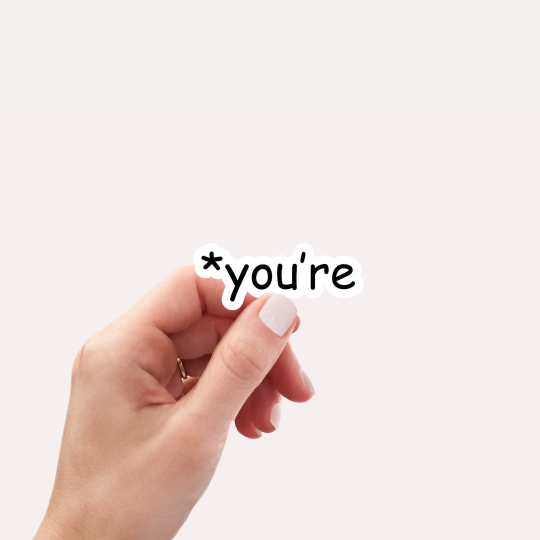 Yurrr Sticker You're Sticker, Vinyl, Laptop Sticker, Funny Sticker, Tumbler Sticker ...