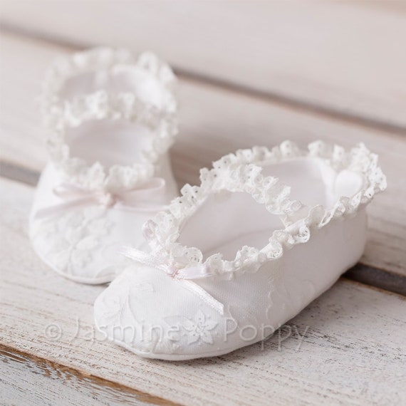 baby girl christening shoes