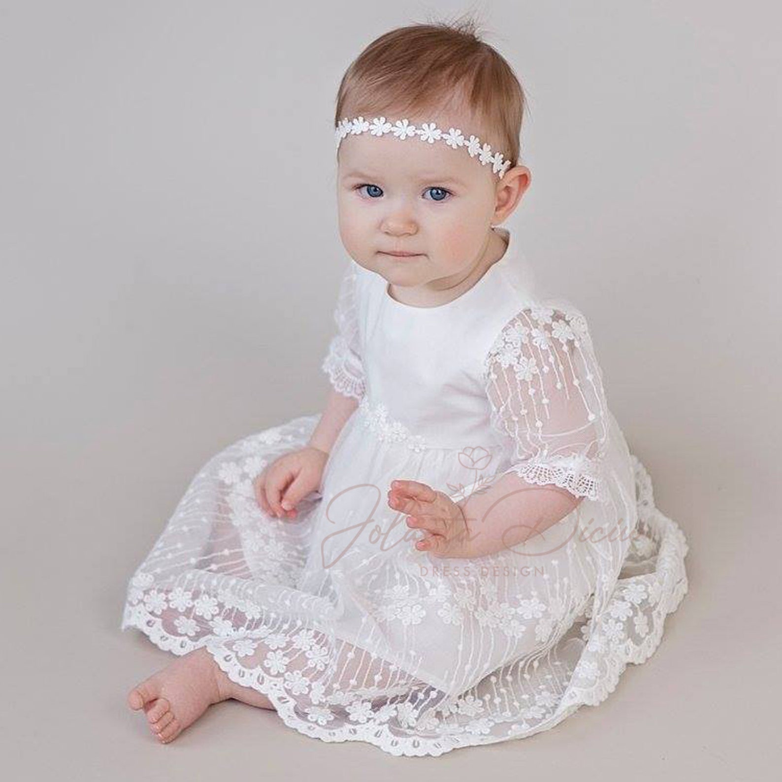 Baby Girl Christening Dress Christening Gown Baptism Dress Etsy