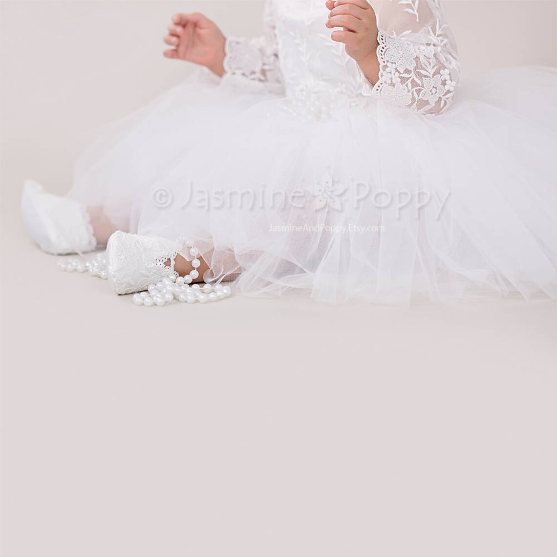 Baby Girl Christening Dress Baby Princess Style Dress Lace Etsy