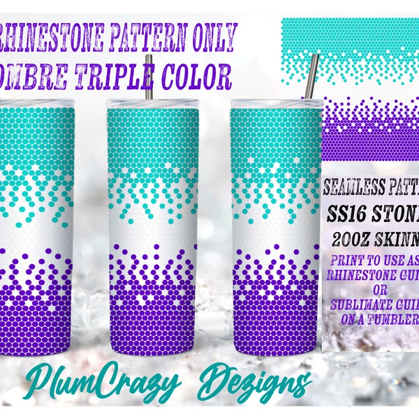 Tumbler Rhinestone Pattern - Etsy