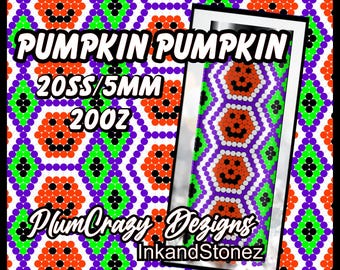 20 Unzen 20ss Kürbis Kürbis Strass Vorlage, Strass Tumbler Muster, PNG Strass Anleitung, Sublimationsmuster,