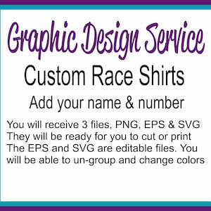 Serviço de design personalizado de camisa de corrida, pôster de designer gráfico, design de camiseta, arte, logotipo