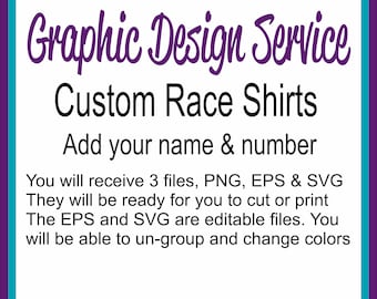 Race Shirt Custom Design Service, Graphic Designer Poster, T-shirt Design, Artwork, Logo