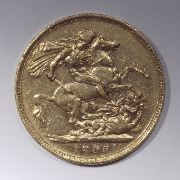 United Kingdom 1895 Victoria Sovereign Gold Coin