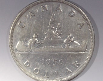 Kanada 1950 George VI Silber Dollar Münze