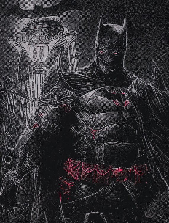 Flashpoint Batman Thomas Wayne Painting On Metal Etsy