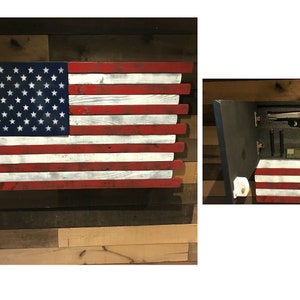 Drapeau américain Home Defence à compartiment dissimulé