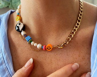 Martha Calvo Inspired Chain and Bead 