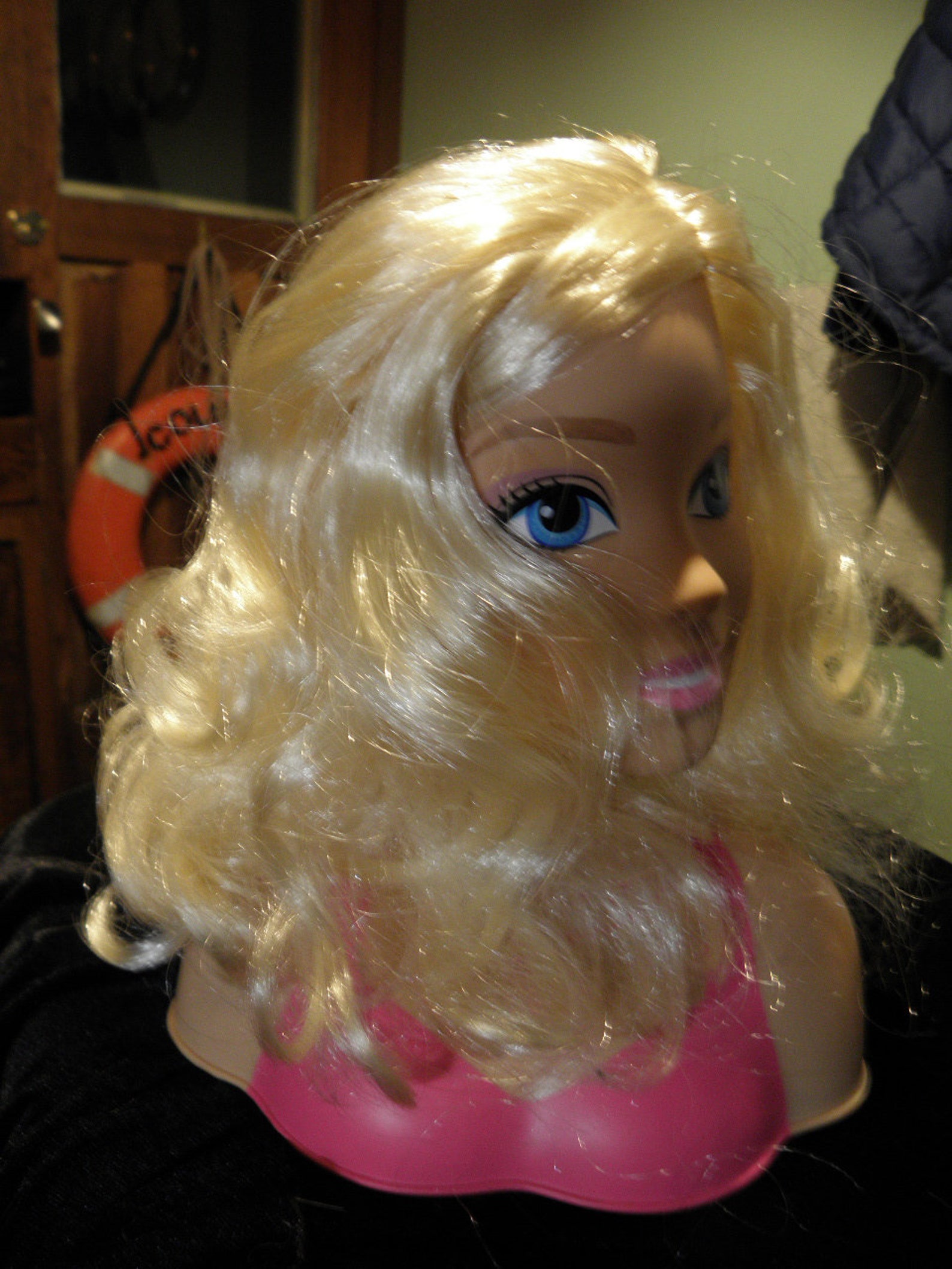 Barbie Mattel Mannequin head 2011 luxurious blonde hair for | Etsy