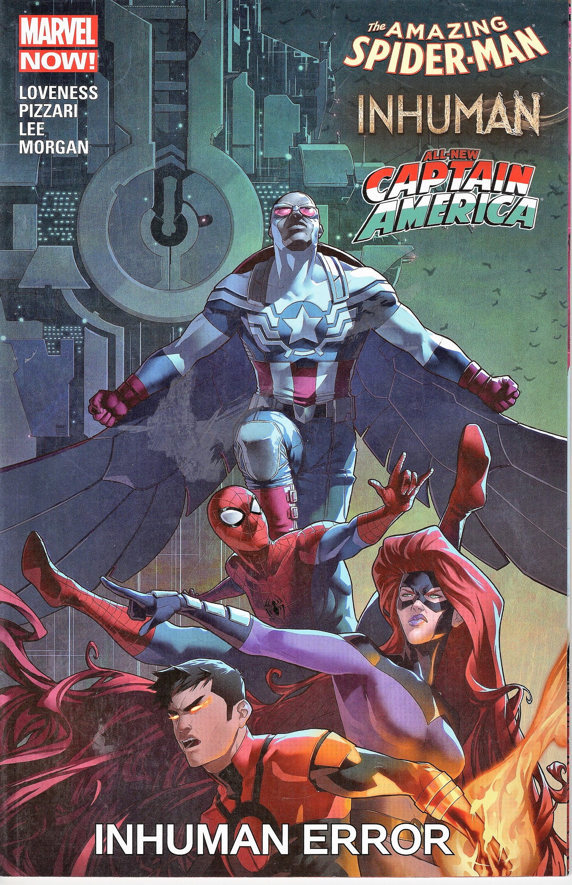 Marvel Now Amazing Spiderman Inhuman Error Capt America - Etsy