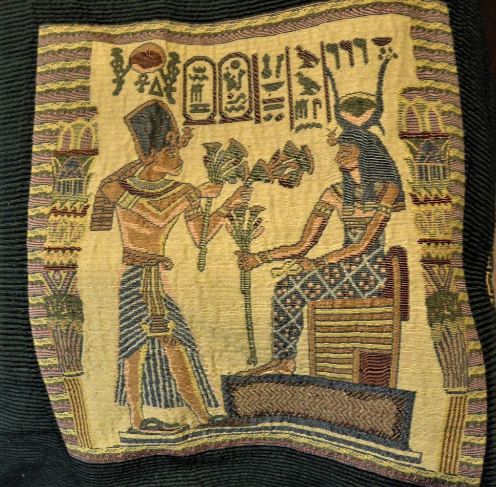 Thick Lined woven Egyptian Tapestry 50 by 50 Etsy