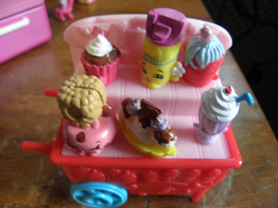 MOOSE Ice Cream Cart With 6 Deserts Inexpensive Shipping Shopkins Etsy UK