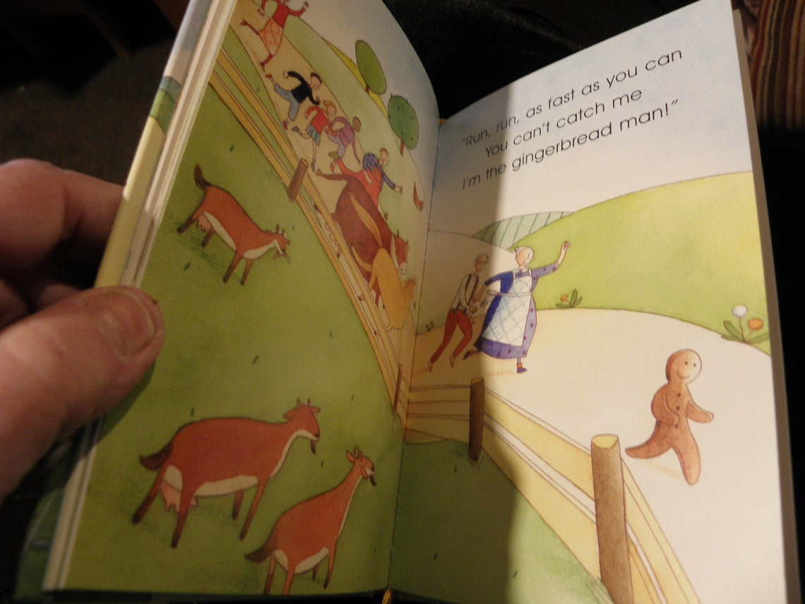 The Gingerbread Man Usborne First Reading Retold by Mairi Etsy