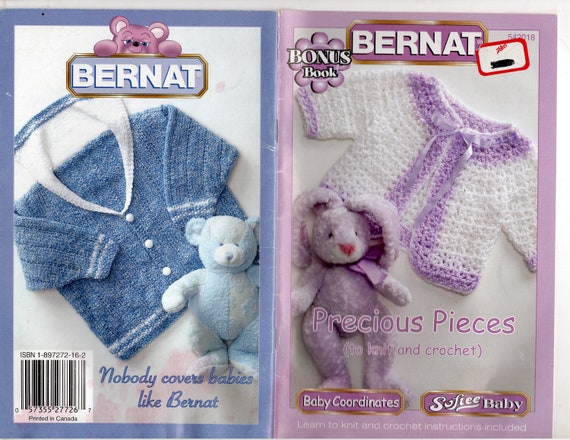 Bernat Baby Coordinates Precious Pieces Knit or Crochet 32 Pages PDF Format Digital Download Etsy