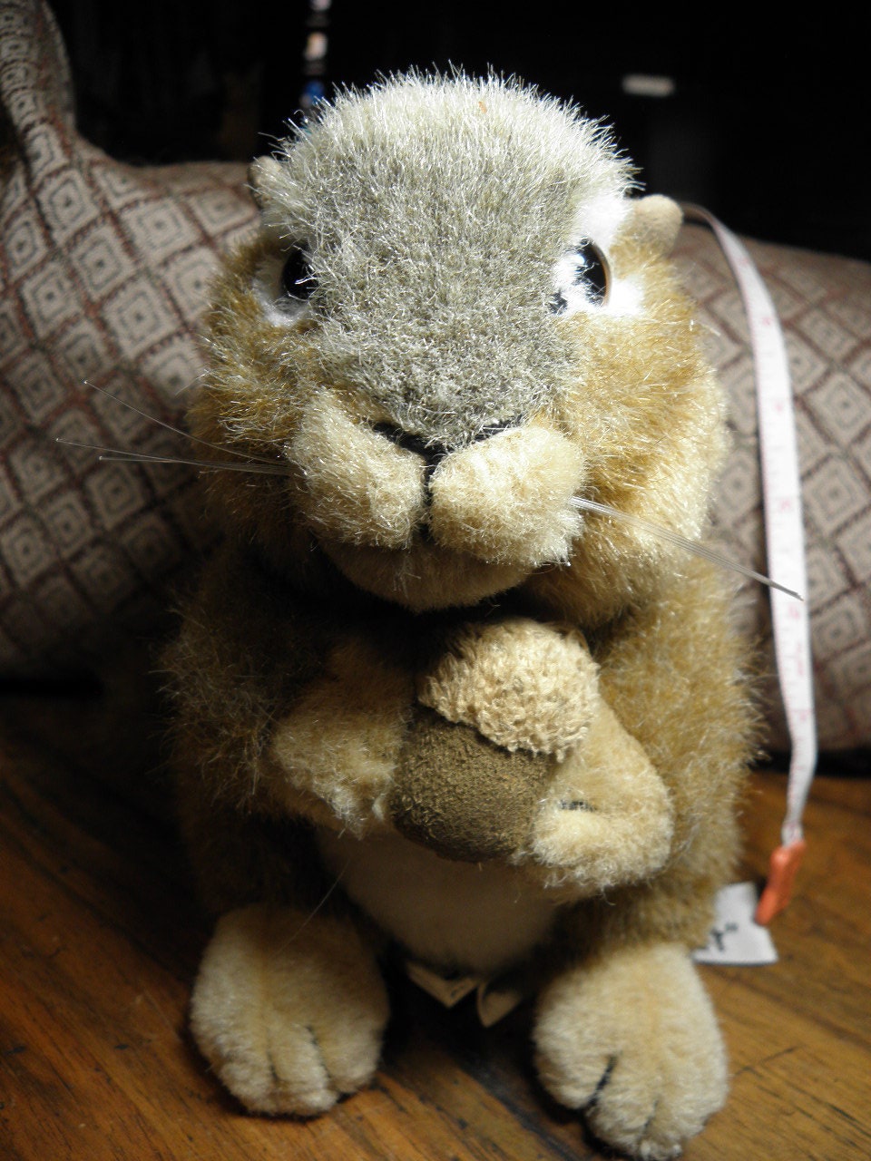 Stuffed Animal House Peanut the Chipmunk acorn in hands Etsy