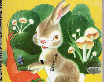 Vintage 1977, Little Golden Book, The Lively Little Rabbit, G condition