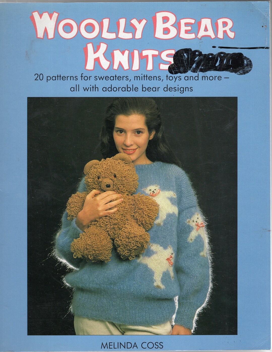 Woolly Bear Knits 20 Patterns for Sweaters Mittens Toys M Etsy