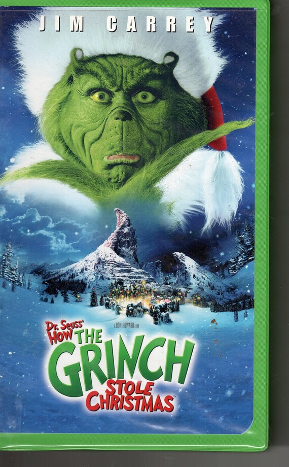 2001 How the Grinch Stole Christmas VHS Tape Video With - Etsy