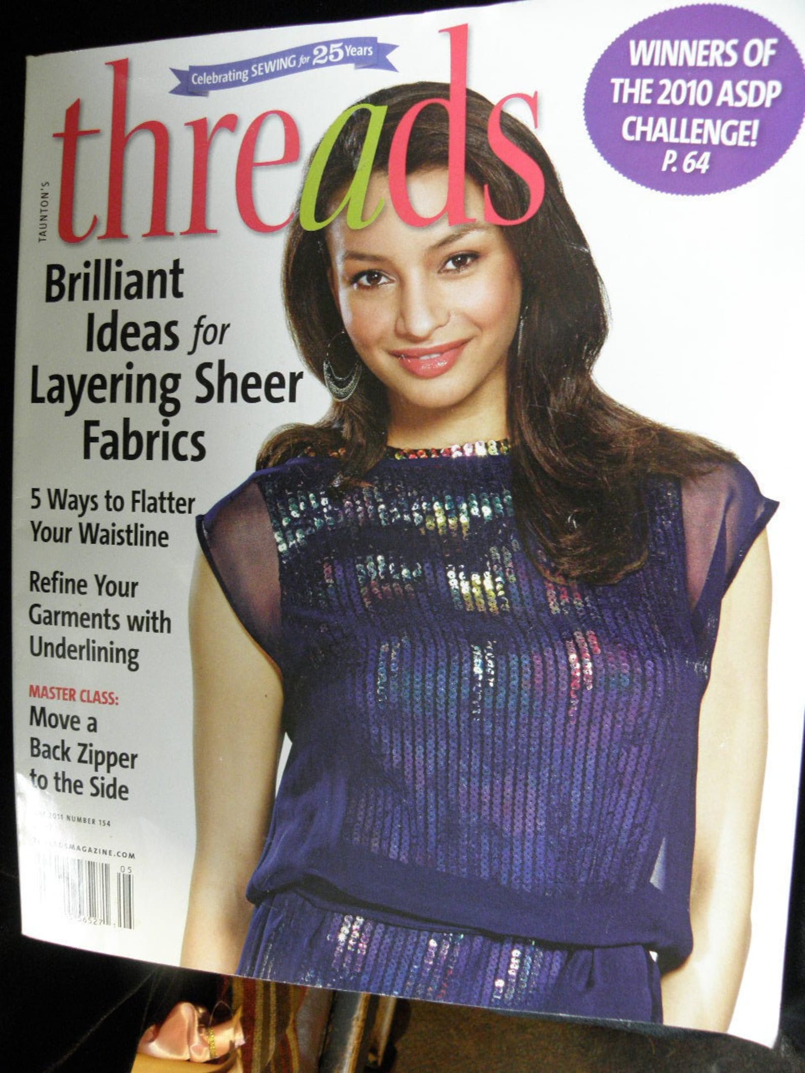 Threads Magazine No 154 May 2011 Taunton Press Layering Etsy