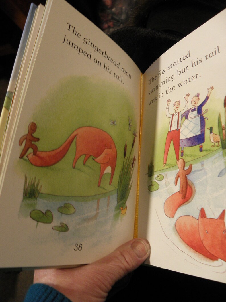 The Gingerbread Man Usborne First Reading Retold by Mairi Etsy