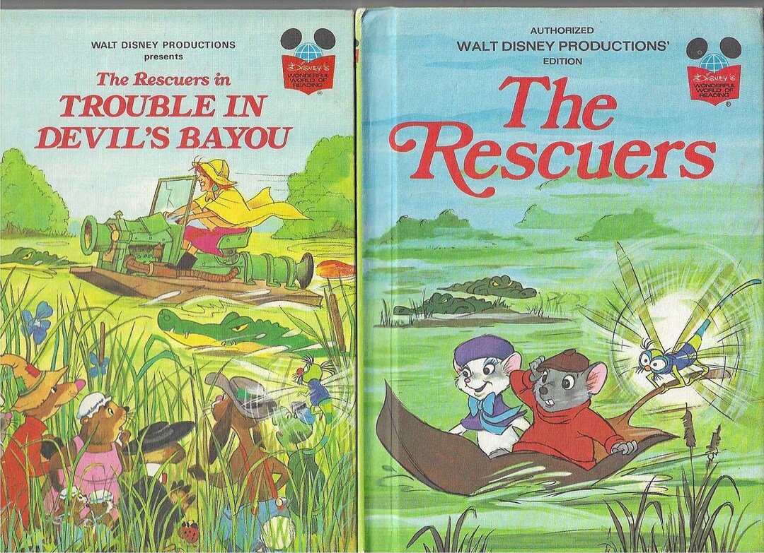 The Rescuers Book Devil 2 Rescuers Disney Books, the Rescuers 1977, Trouble in Devils Bayou ...