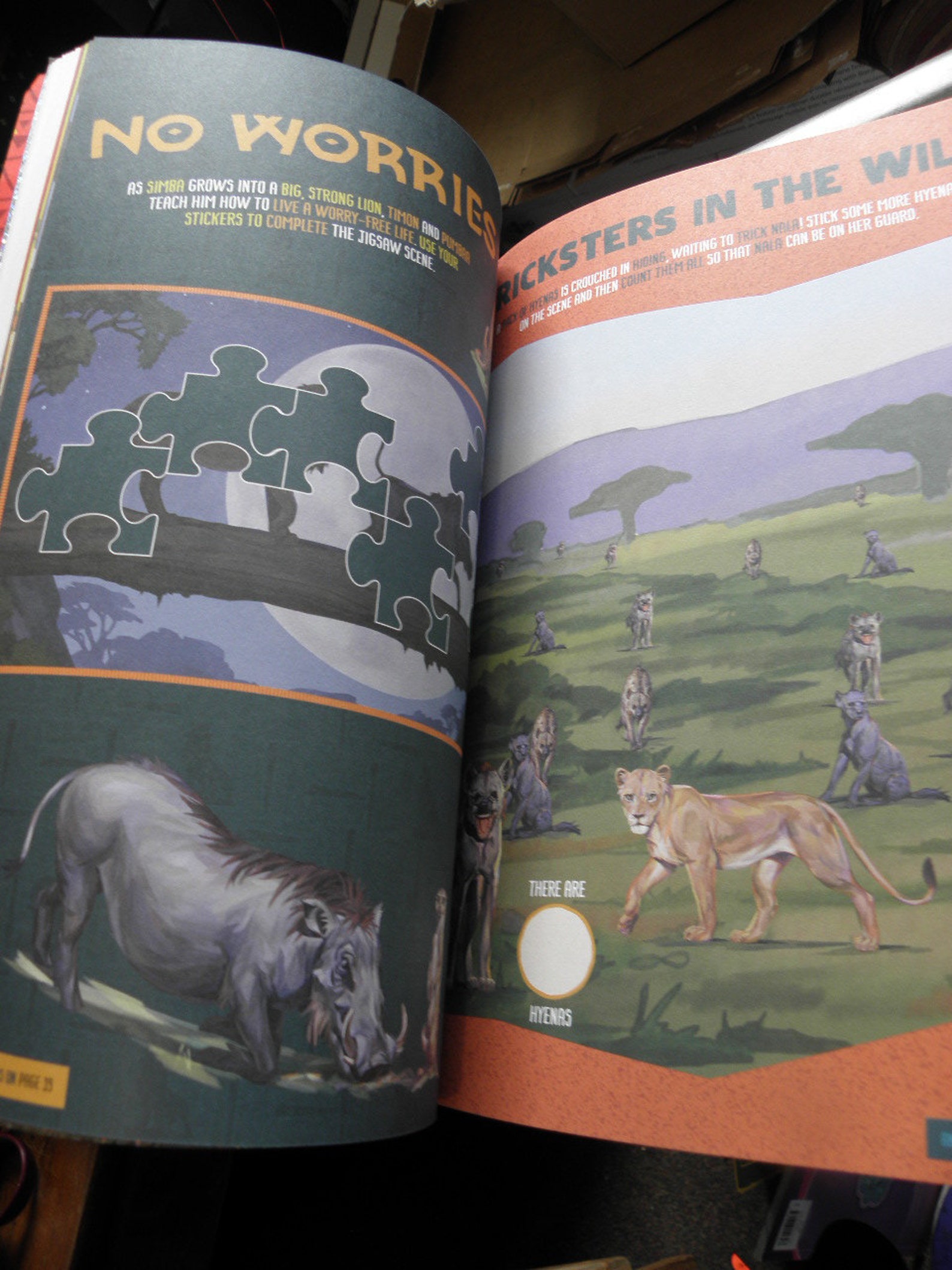 Disneys Lion King 1000 Stickers Book Brand NEW Softcover Etsy