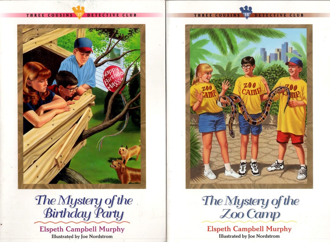 NEW Books 1997, 3 Cousins Detective Club Chapter Books E