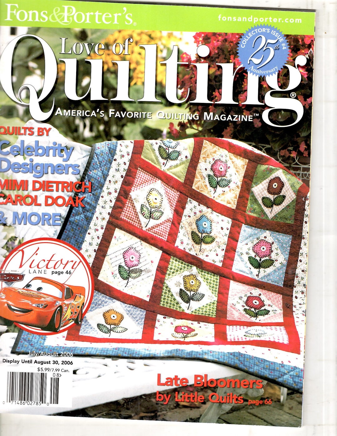 Fons & Porters, Love of Quilting, Celebrity Designer Quilts, Disney