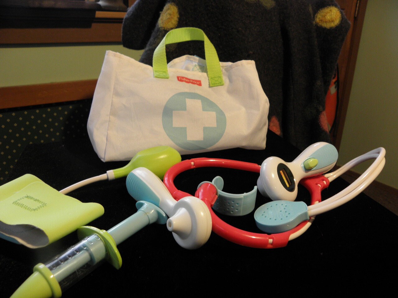 Fisher Price Medical Kit Doctor Playset stethoscope blood Etsy