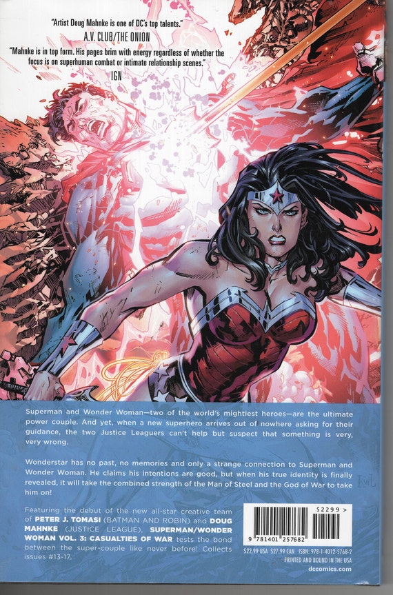 NEW Copy DC Comics Superman Wonder Woman Casualties of War -  Israel