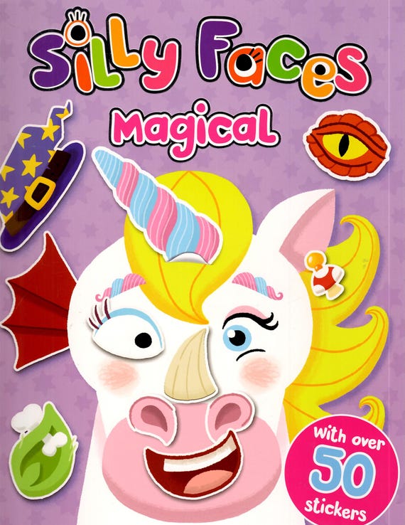 2 NEW Activity Books, Silly Faces, Magical, Monsters, Creation Studio,  2024, Over 210 Stickers, Softcover, Price is for Both - Etsy