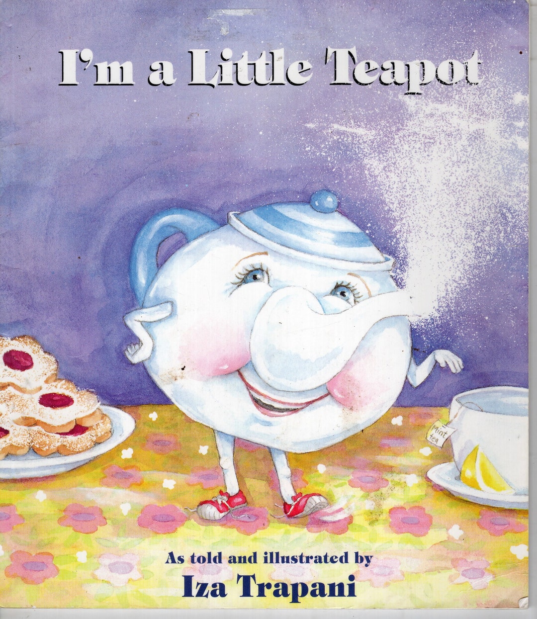 Vintage 1996 I'm a Little Teapot Iza Trapani Softcover Etsy