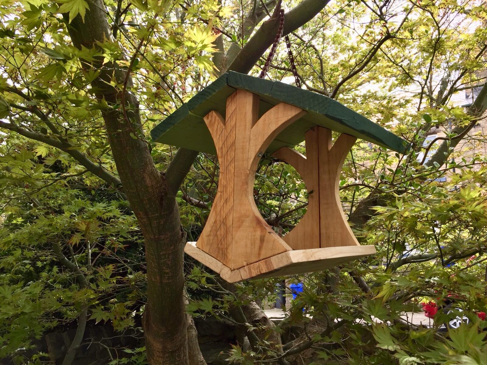 Bird Feeder Hanging Bird Feeder Handmade Bird Feeder Etsy