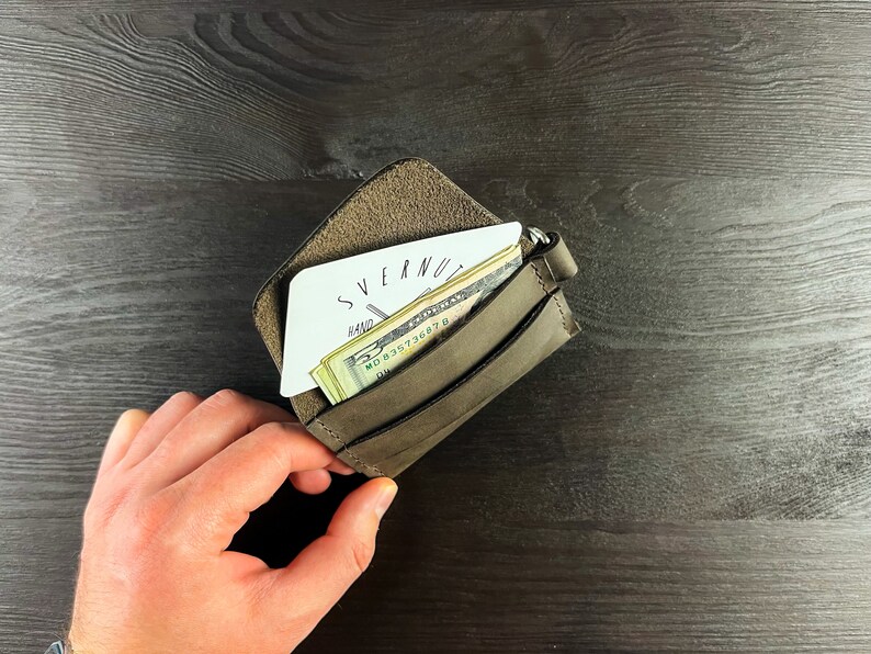 Keychain Wallet Cute Wallet Keychain Card Holder Slim Wallet Etsy