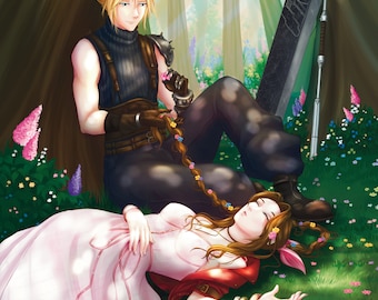 Final Fantasy VII 8.5x11 Print