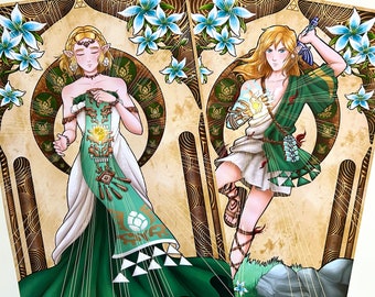 Zelda: Tears of the Kingdom 11x17 Art Print
