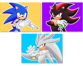 Sonic the Hedgehog SSS Trio 5x7 Prints