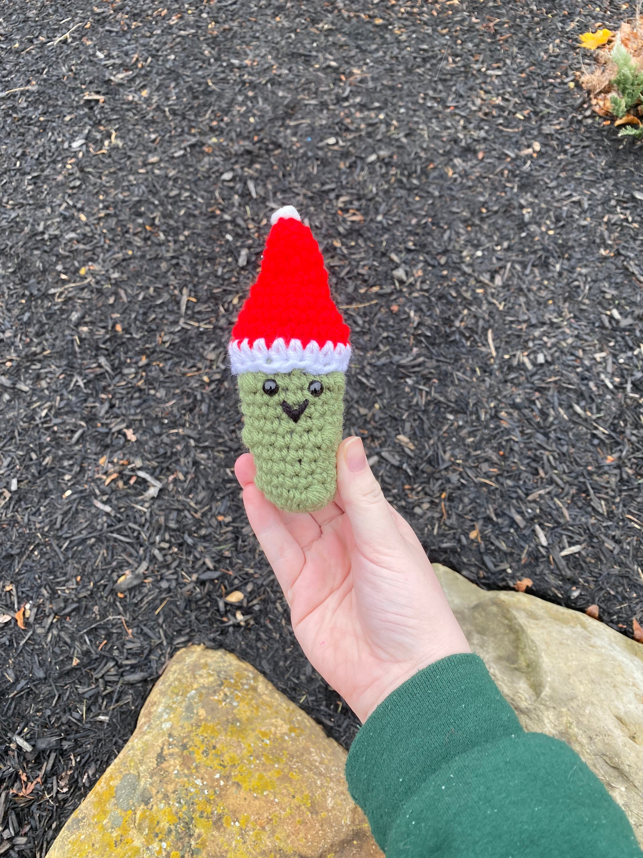 Mini Crochet Santa Hat Pickle Christmas Christmas Gift - Etsy