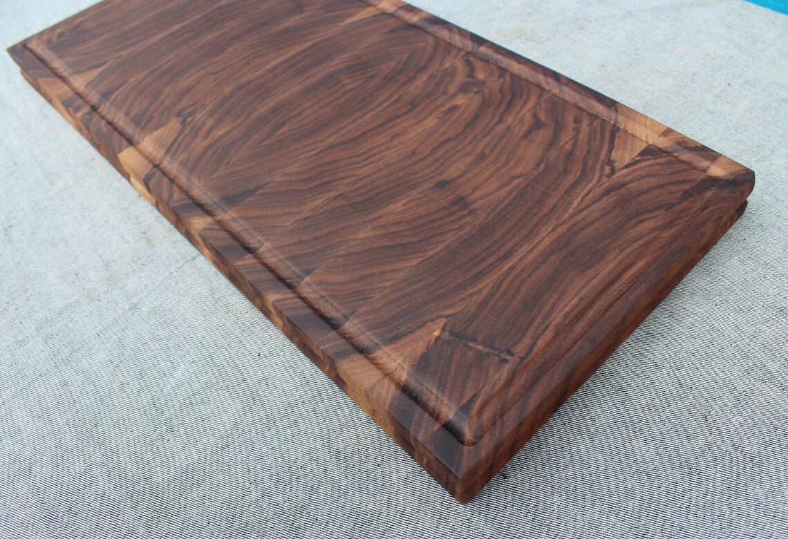 Walnut Chopping Block Endgrain Butcher Block Cutting Board Serving