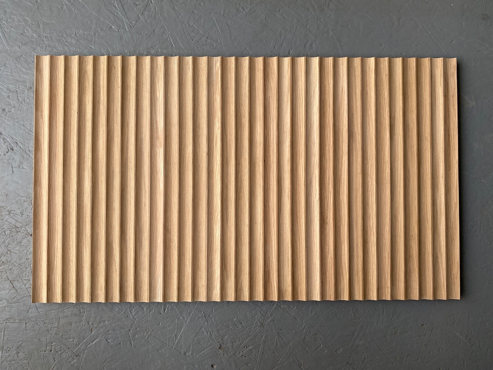 12 X 12 Flute Tambour Panels White Oak Wall - Etsy
