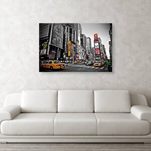 New York City Yellow TaxiI 01 CANVAS ART/ PRINT A4, A3, A2, A1 画像 4