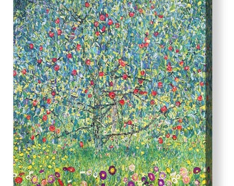 Gustav Klimt "Apple Tree" Canvas Art Repro 8"x8", 10"x10", 16"x16", 20"x20", 24"x24", 30"x30", 44"x44"