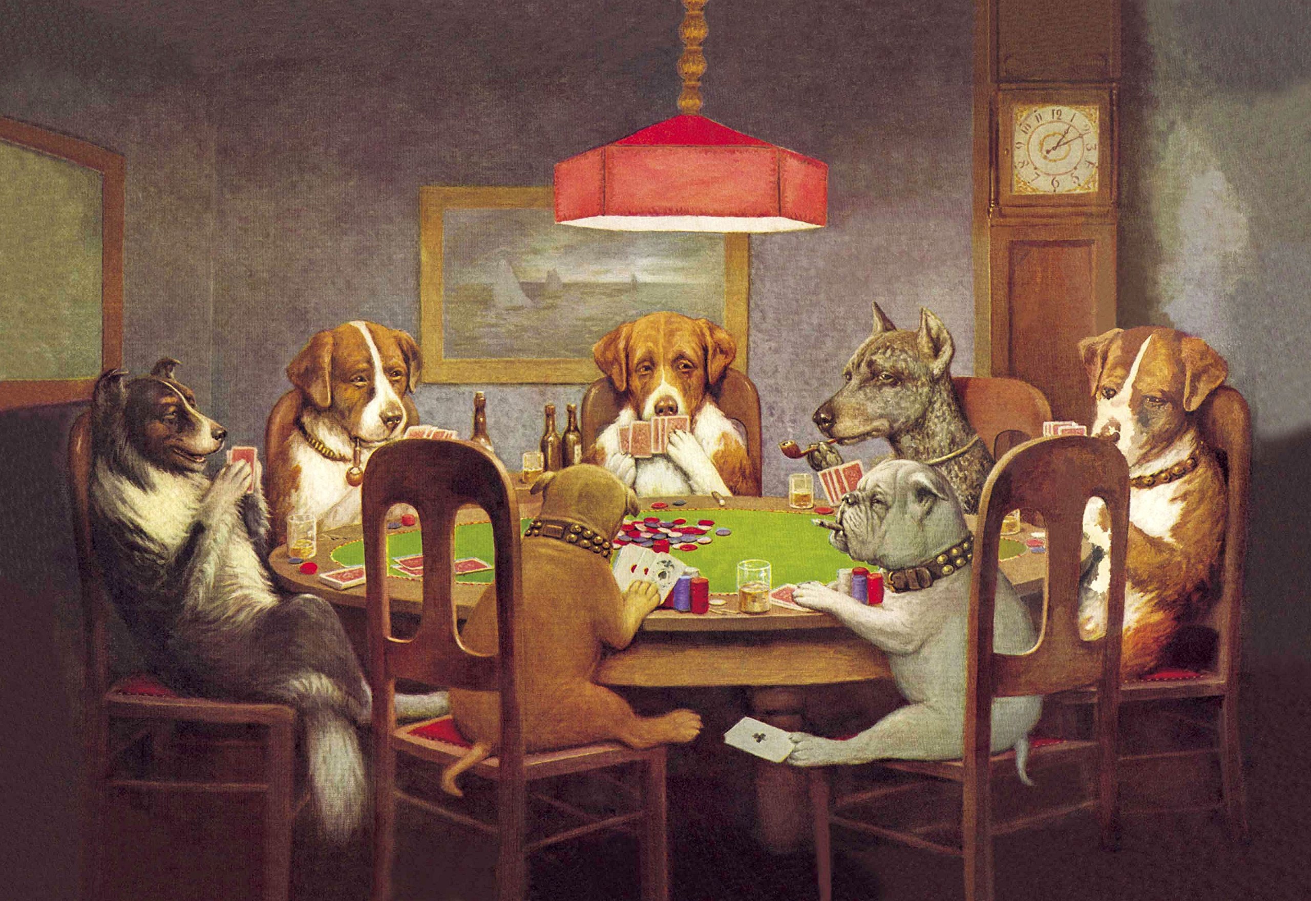 Cm coolidge dogs store playing poker