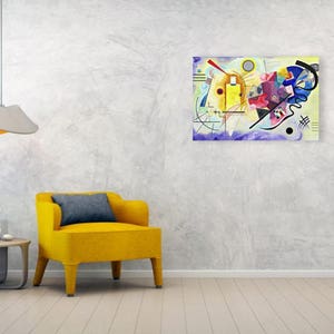Wassily Kandinsky yellow Red Blue Famous CANVAS - Etsy