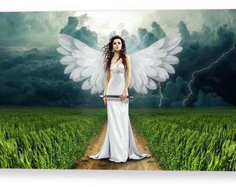 Angel Fantasy Photo Canvas Box Art A4, A3, A2, A1