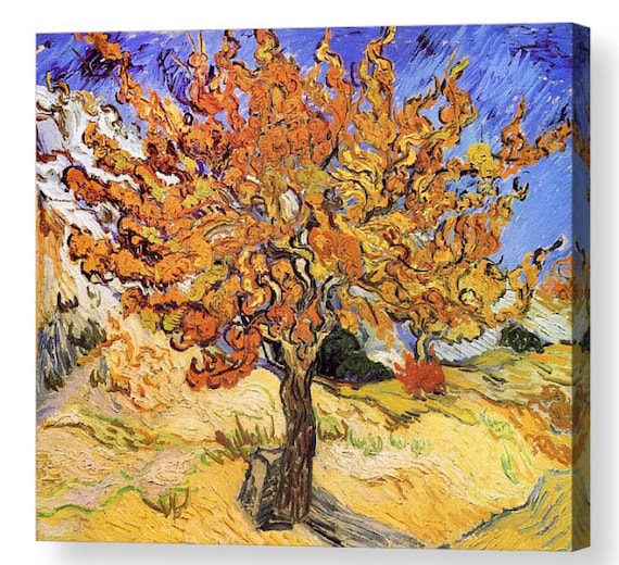 Vincent Van Gogh onder de moerbeiboom Box Art - Etsy België