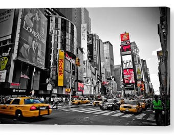 New York City Yellow TaxiI 01 CANVAS ART/ PRINT A4, A3, A2, A1