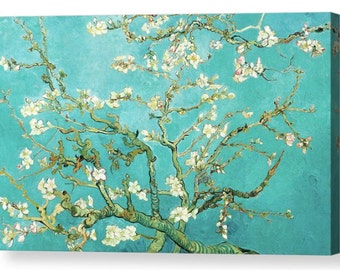Vincent Van Gogh "Almond Blossom" Canvas Box Art A4, A3, A2, A1 ++